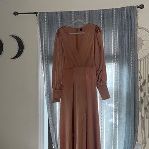 Beautiful peach color dress